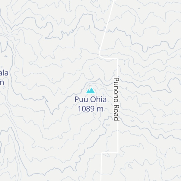 Map of Puu Ohia