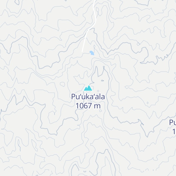 Map of Puʻukaʻala