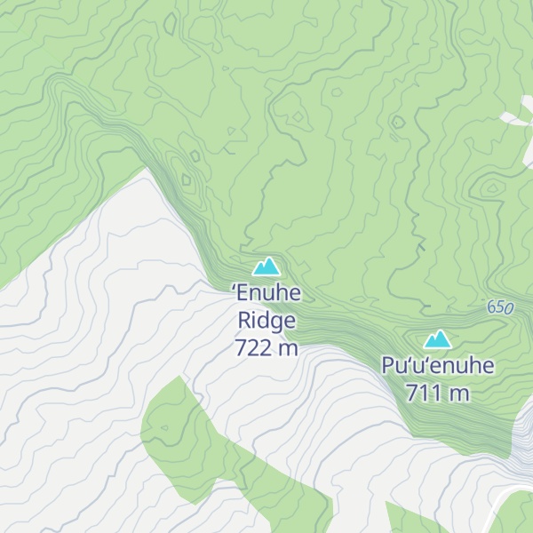 Map of ʻEnuhe Ridge