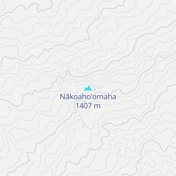 Map of Nākoahoʻomaha