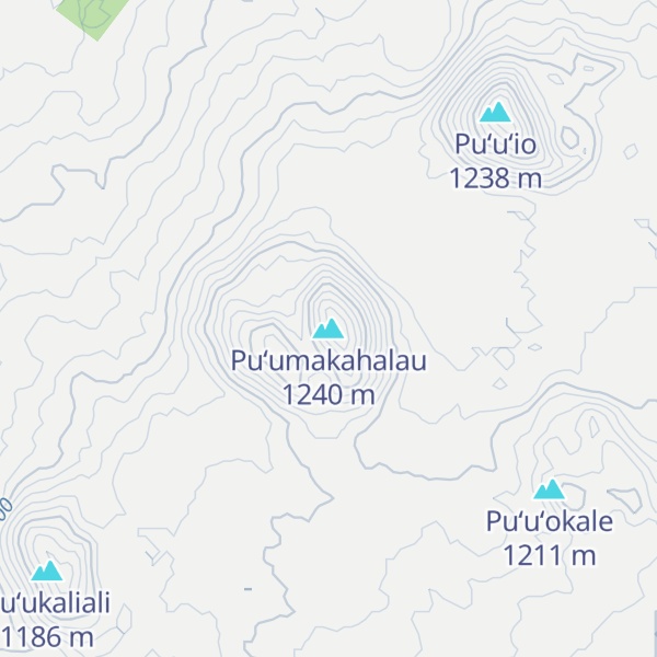 Map of Puʻumakahalau