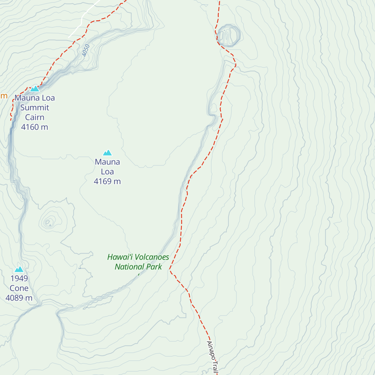 Mauna Loa Cabin map