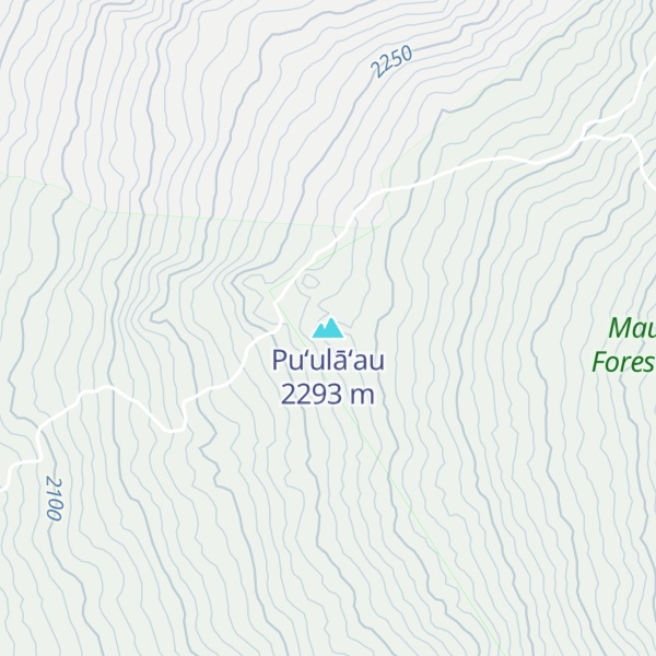 Map of Puʻulāʻau