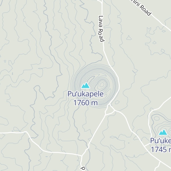 Map of Puʻukapele