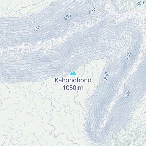 Map of Kahonohono