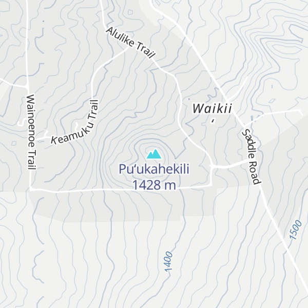Map of Puʻukahekili