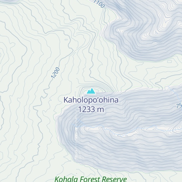 Map of Kaholopoʻohina