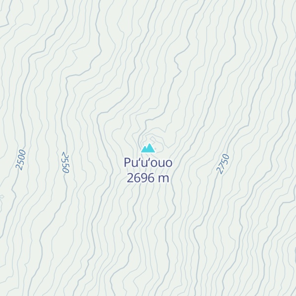 Map of Puʻuʻouo