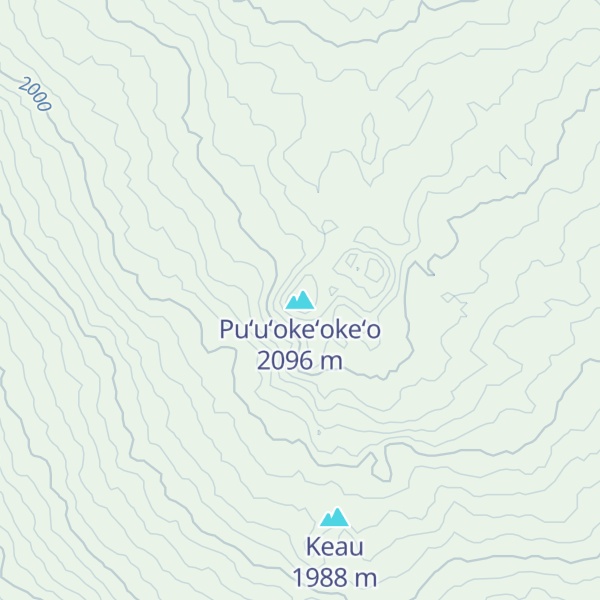 Map of Puʻuʻokeʻokeʻo
