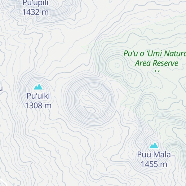 Map of Puu Lapalapa