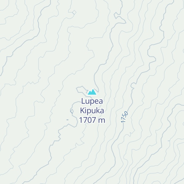Map of Lupea Kipuka