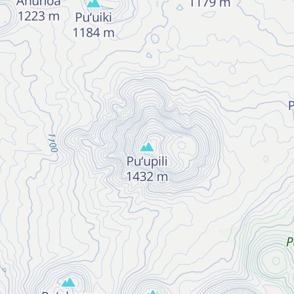 Map of Puʻupili