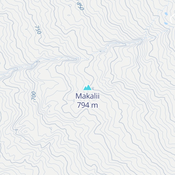 Map of Makalii