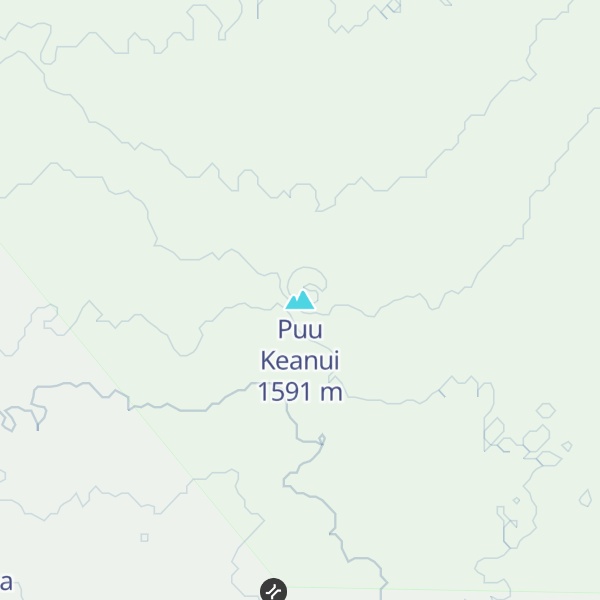 Map of Puu Keanui