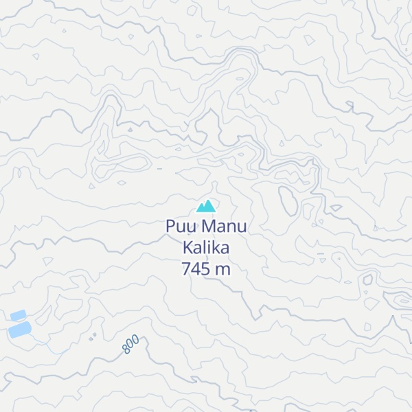 Map of Puu Manu Kalika