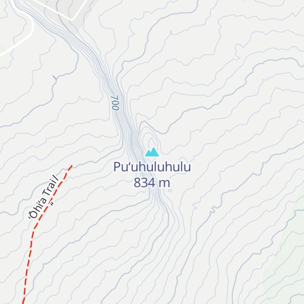 Map of Puʻuhuluhulu