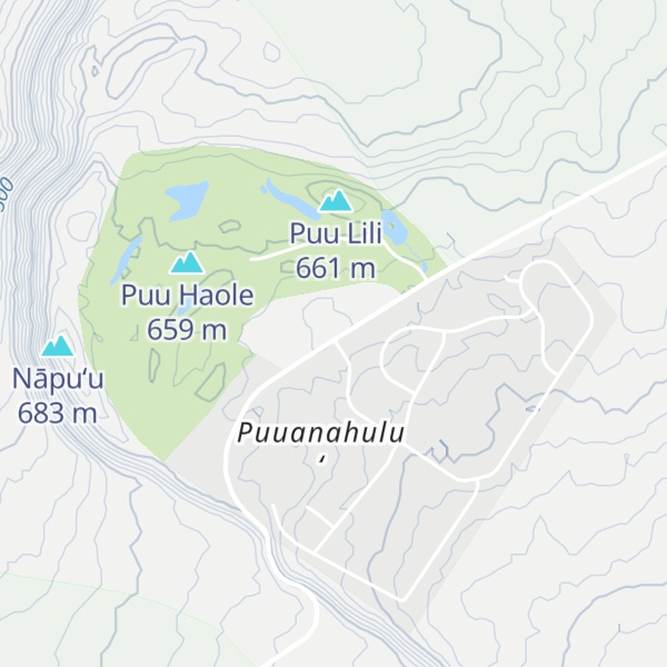 Map of Puu Kalaukela