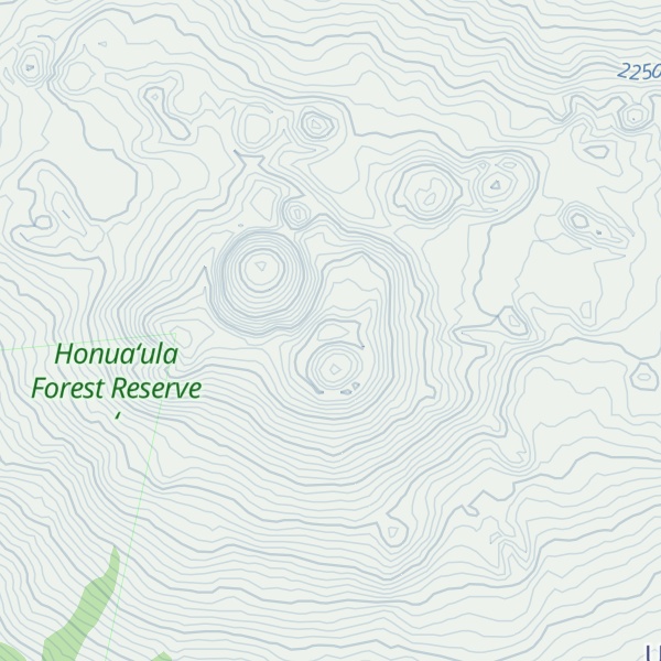Map of Hualālai