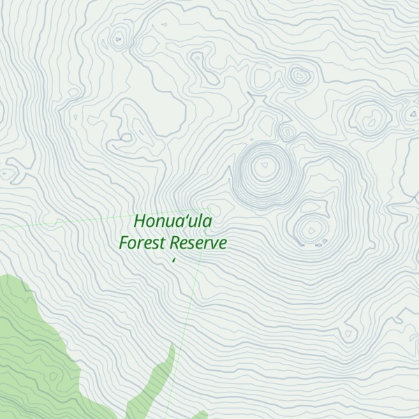 Map of Puʻuhonuaʻula