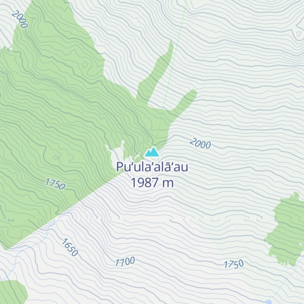 Map of Puʻulaʻalāʻau