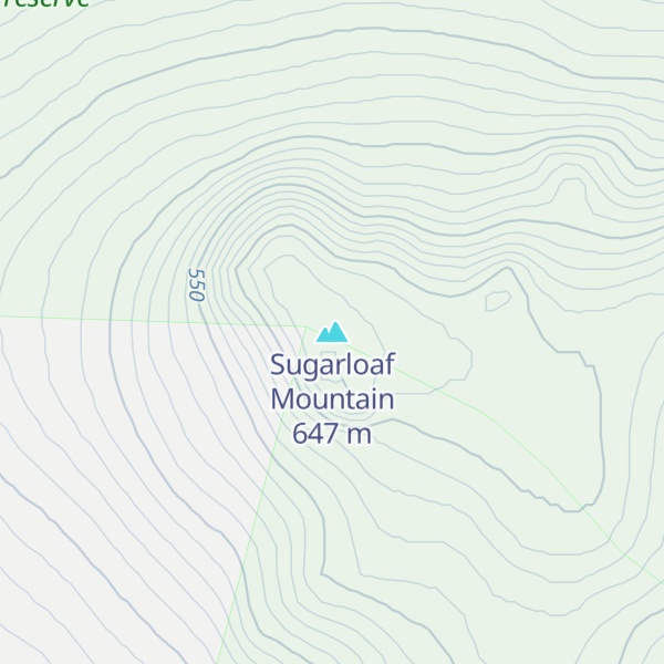 Map of Sugarloaf Mountain