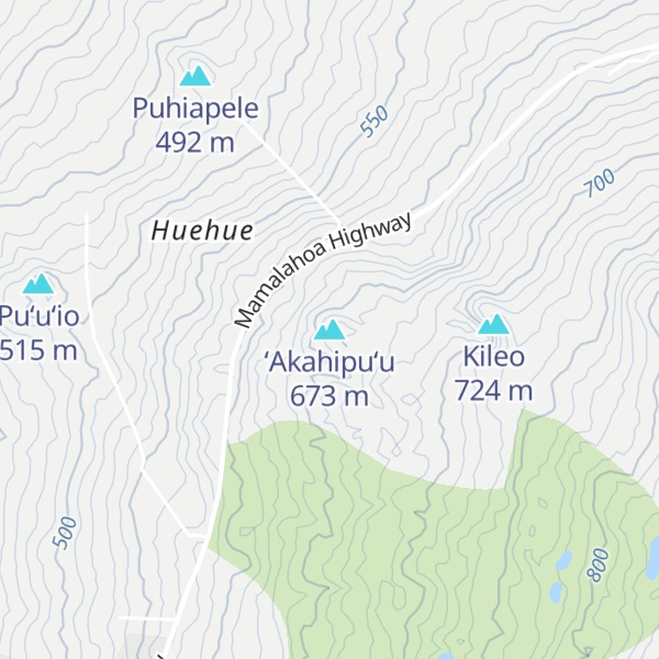 Map of ʻAkahipuʻu