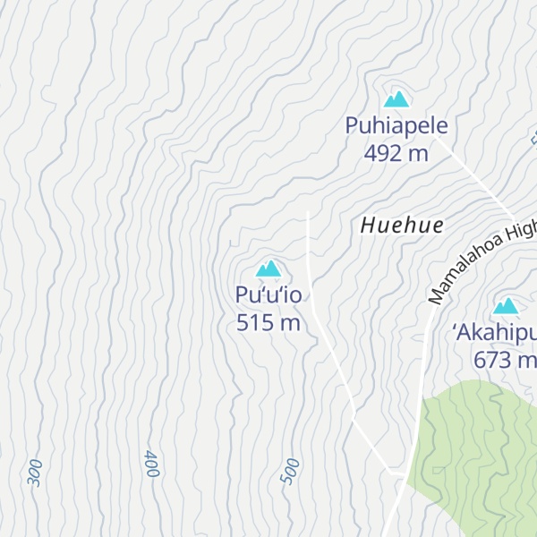 Map of Puʻuʻio