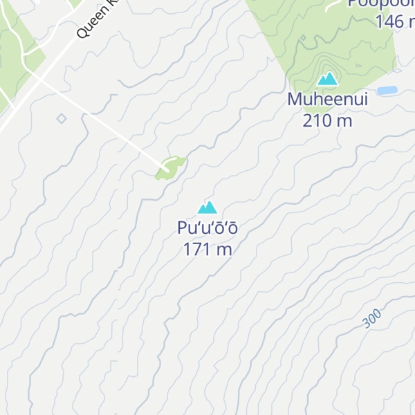 Map of Puʻuʻōʻō