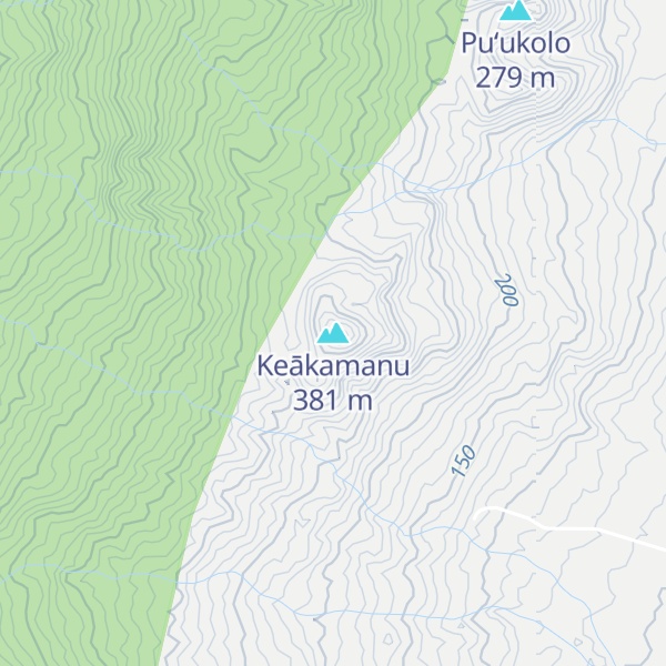 Map of Keākamanu