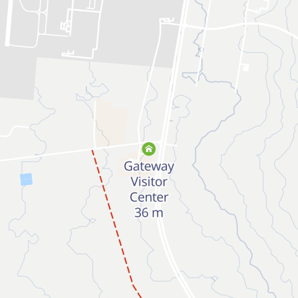 Map of Gateway Visitor Center