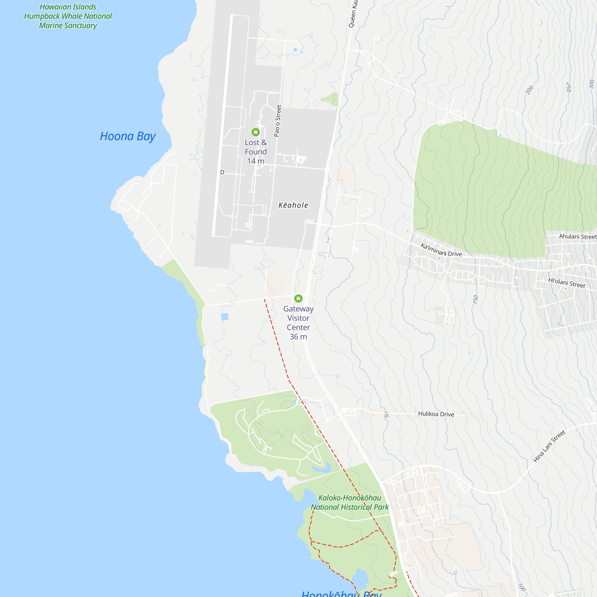 Gateway Visitor Center map