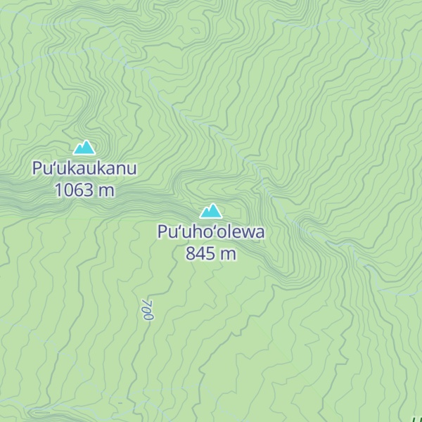 Map of Puʻuhoʻolewa