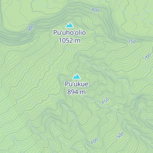 Map of Puʻukue