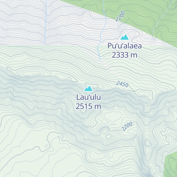 Map of Lauʻulu