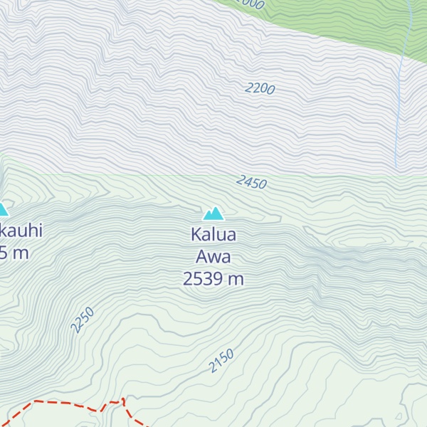 Map of Kalua Awa