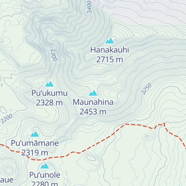Map of Maunahina