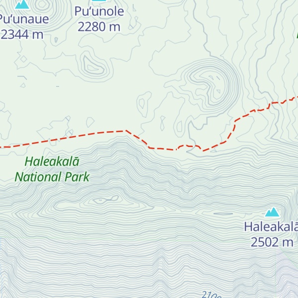 Map of Kapalaoa Cabin