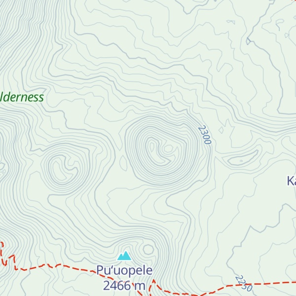 Map of Puʻuomāui