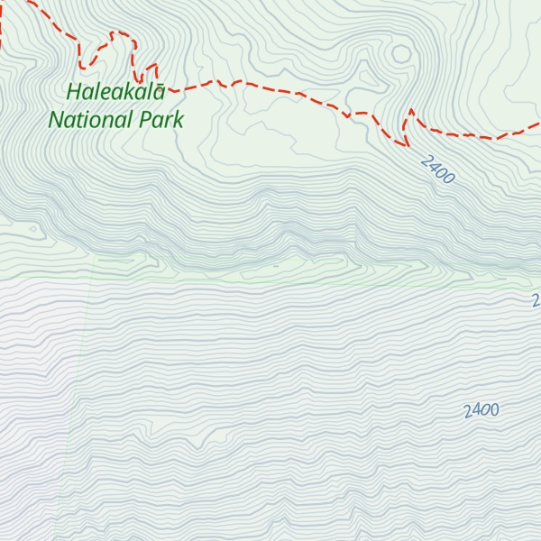 Map of Haupaʻakea Peak