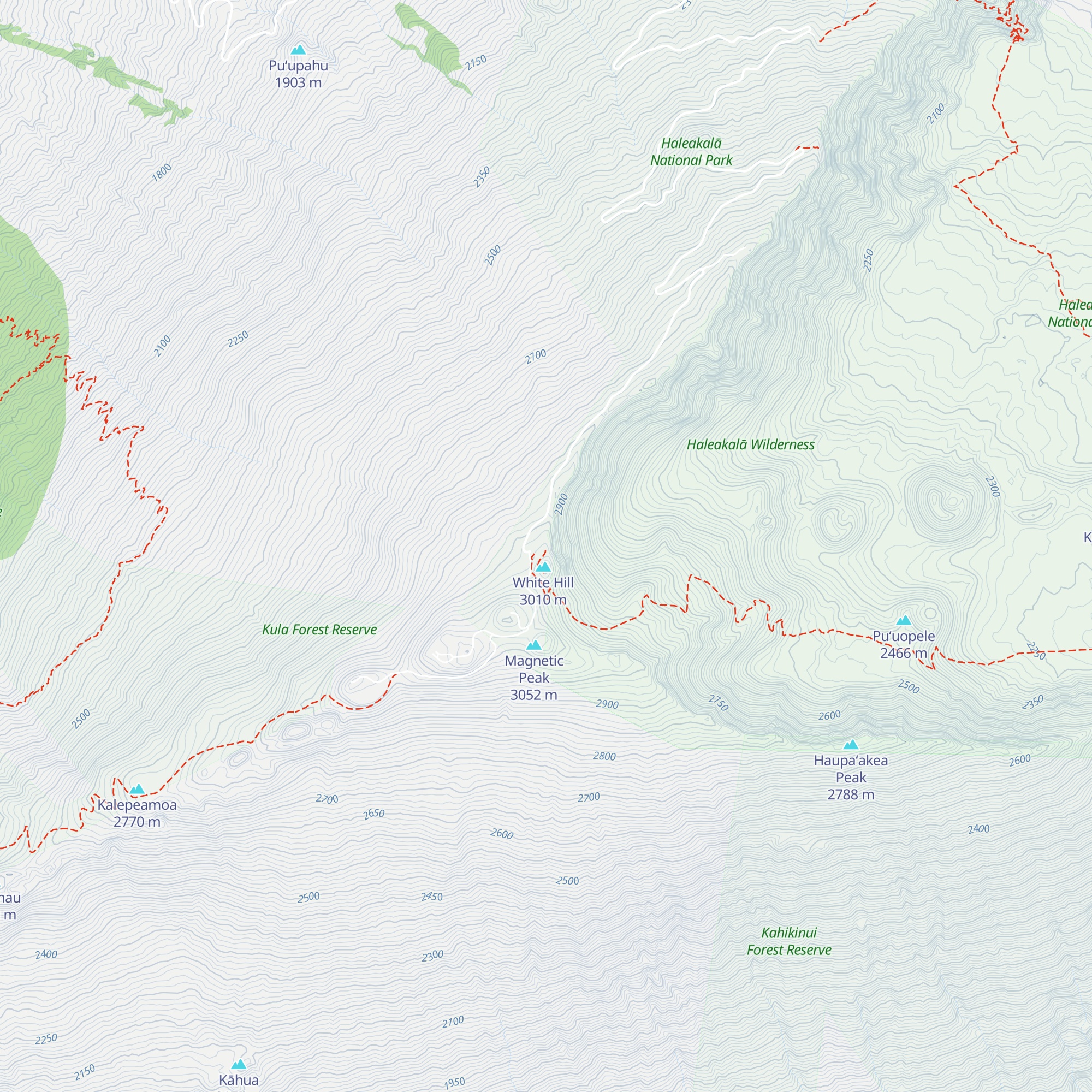 Haleakalā Visitor Center map