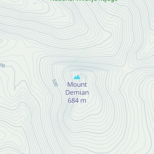 Map of Mount Demian