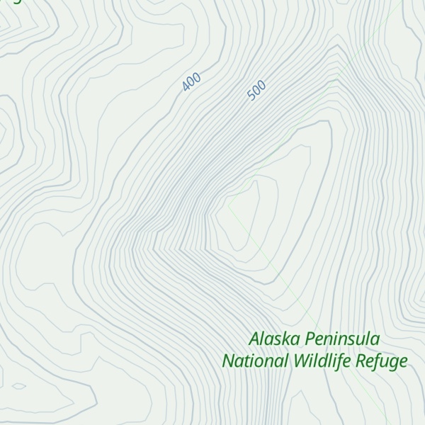 Map of Mount Ugashik