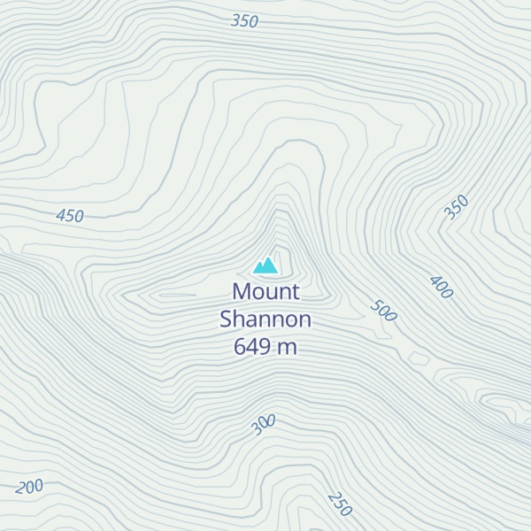 Map of Mount Shannon
