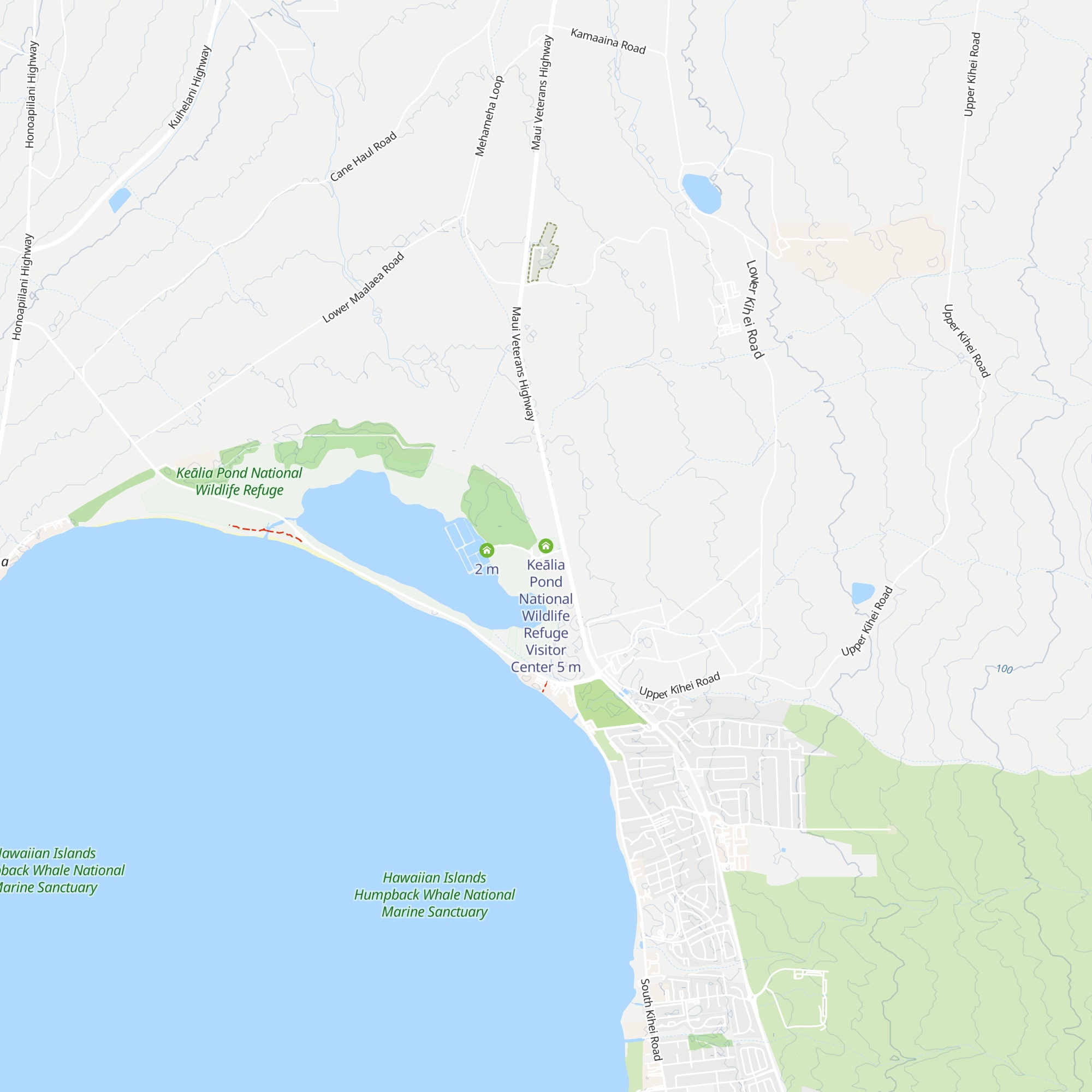 Keālia Pond National Wildlife Refuge Visitor Center map