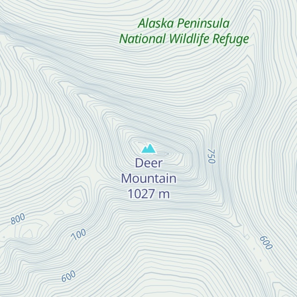 Map of Deer Mountain
