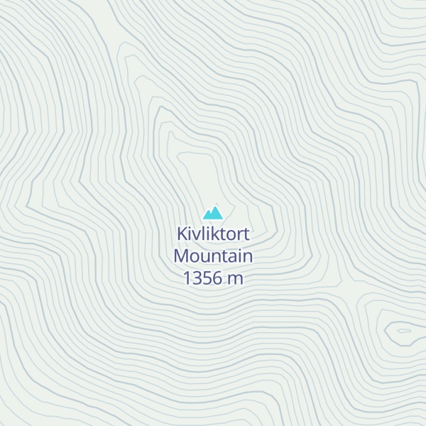 Map of Kivliktort Mountain