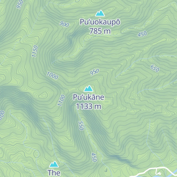 Map of Puʻukāne