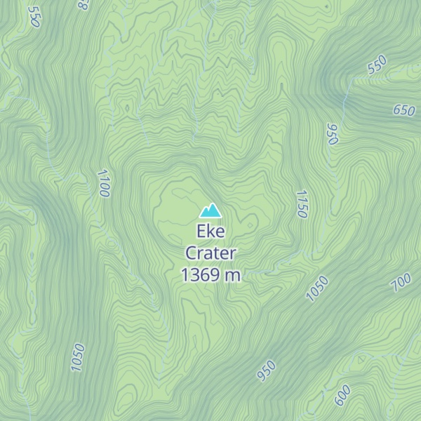 Map of Eke Crater