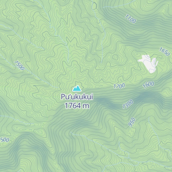 Map of Maui Komohana