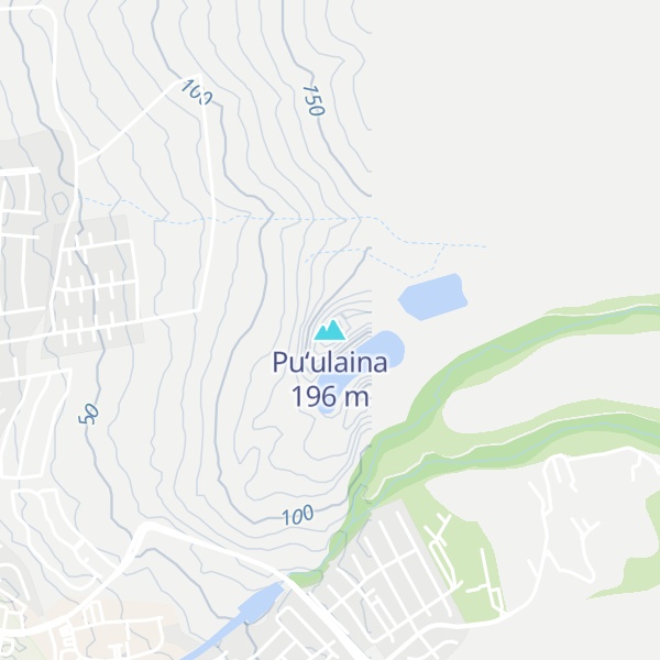 Map of Puʻulaina